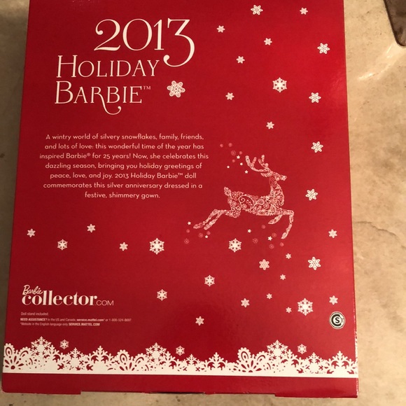 2013 Holiday Barbie Collector in box. See pix of box for wear - Picture 10 of 11